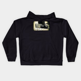 Winston Street, Los Angeles California by Mistah Wilson Kids Hoodie